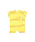 playsuit sponge stripe yellow