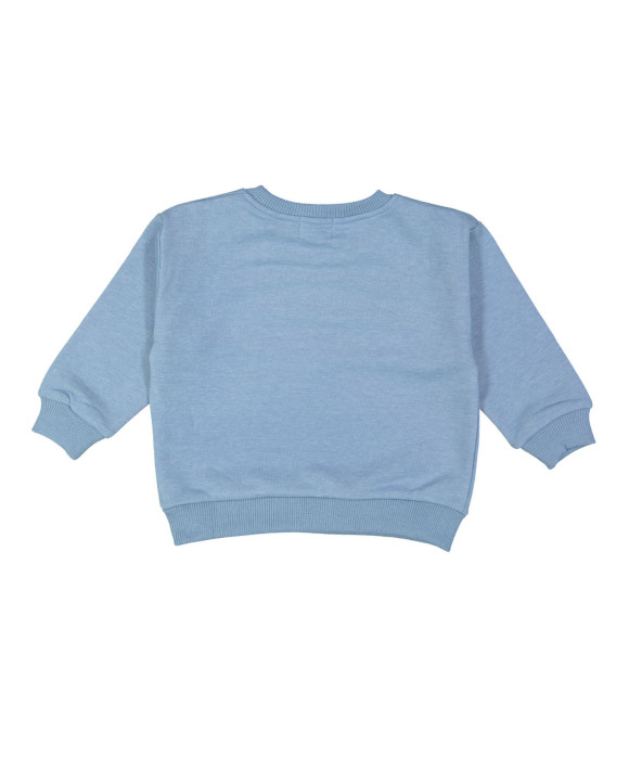 Sweater waffle bleu clair