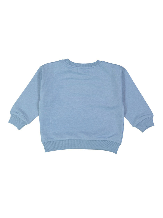 Sweater waffle lichtblauw 02j