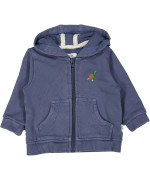 gilet molton blauw schildpad 06m