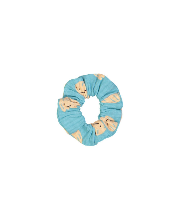 scrunchie shells turquoise