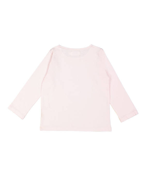 t-shirt bisou light pink