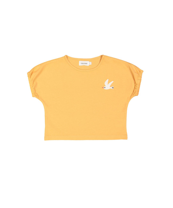 T-shirt seagull oranje