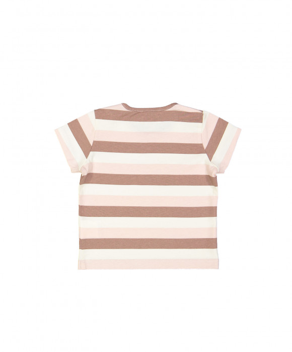 t-shirt mini stripe gelato ecru