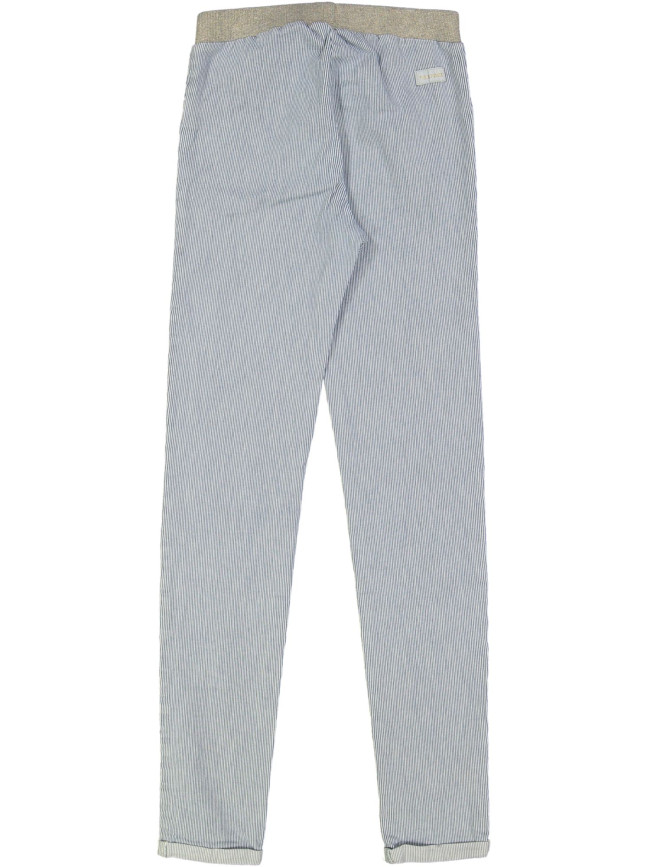 lange broek ecru blauwe streep 10j