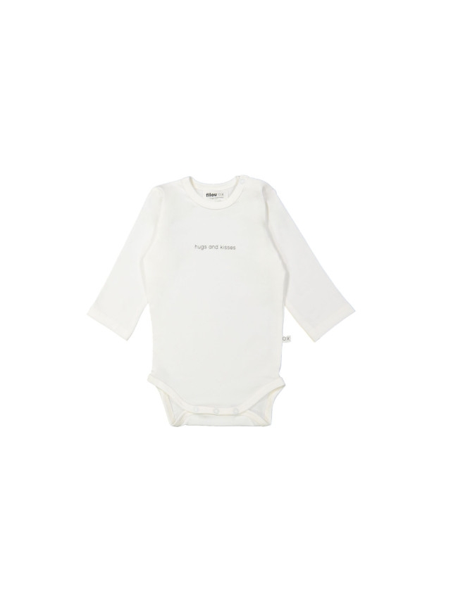 Body LM hugs and kisses ecru 03m-06m