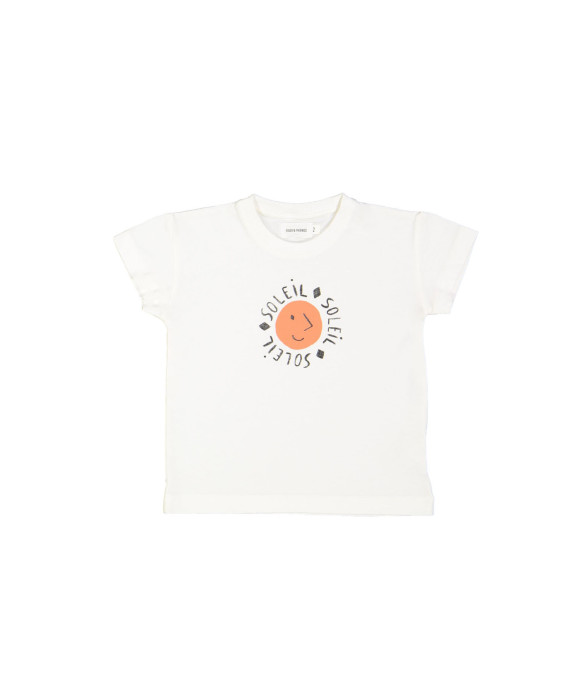 T-shirt soleil écru