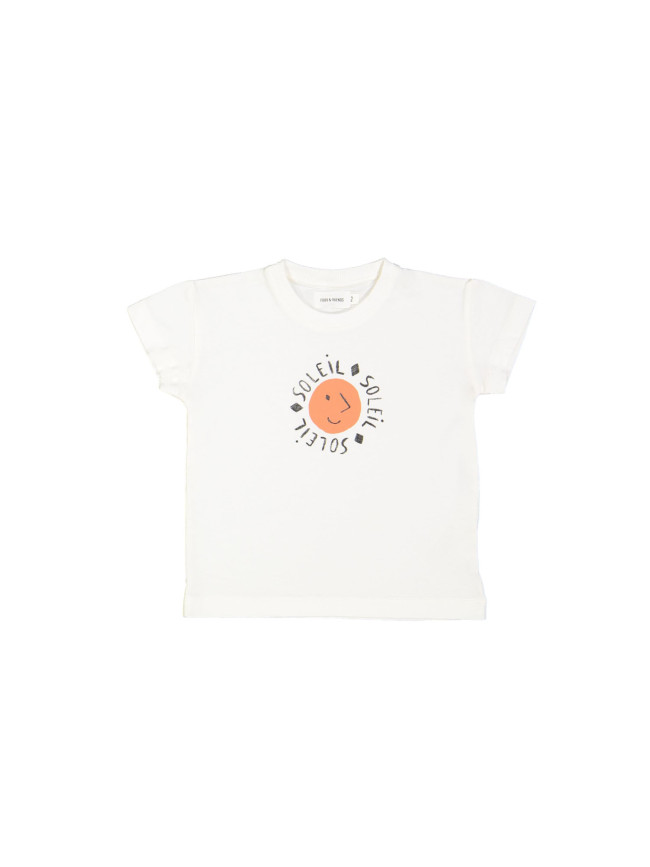 T-shirt sun ecru