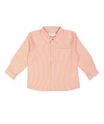 Chemise rayure orange