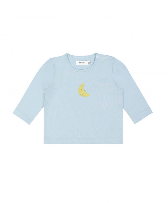 T-shirt night owl mini blauw
