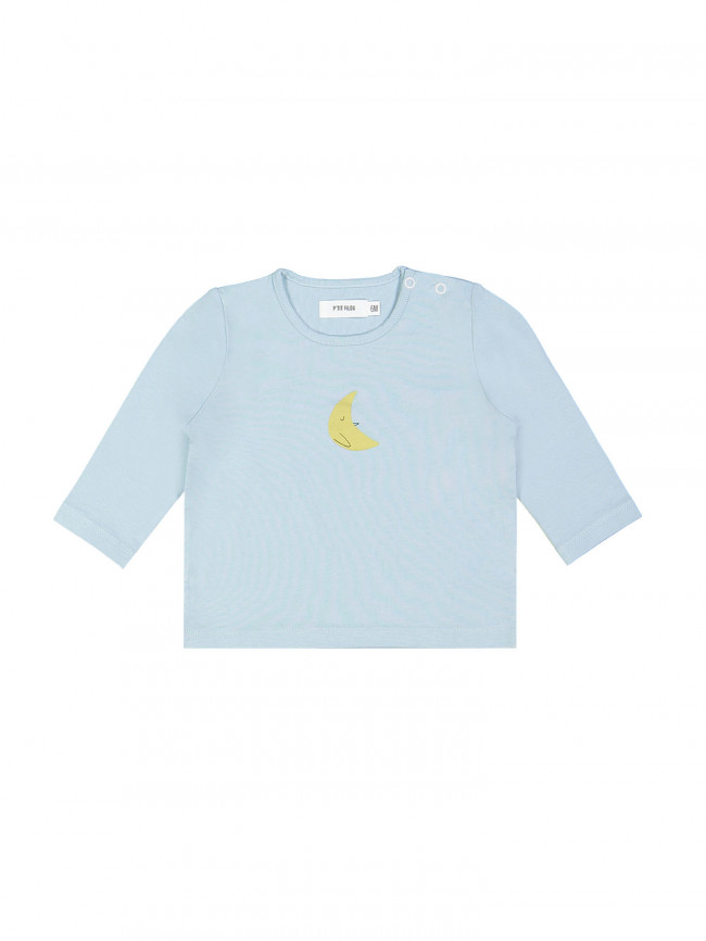 T-shirt night owl mini blauw 00m