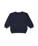 sweater matelassé donkerblauw 03j