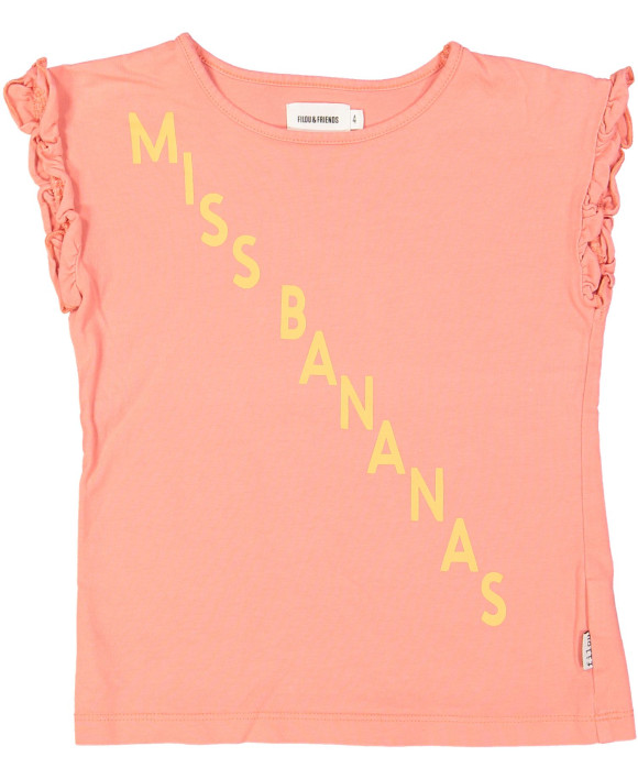 t-shirt roze miss bananas 04j