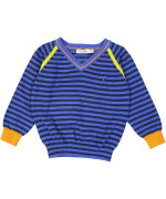 pull blauw gestreept 12m