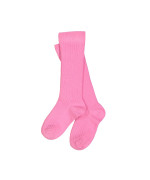 knee socks uni bright pink