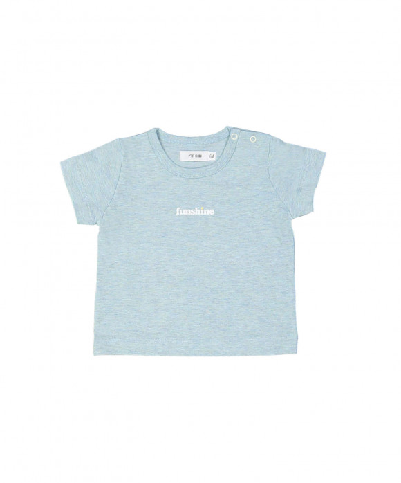 t-shirt mini funshine lichtblauw