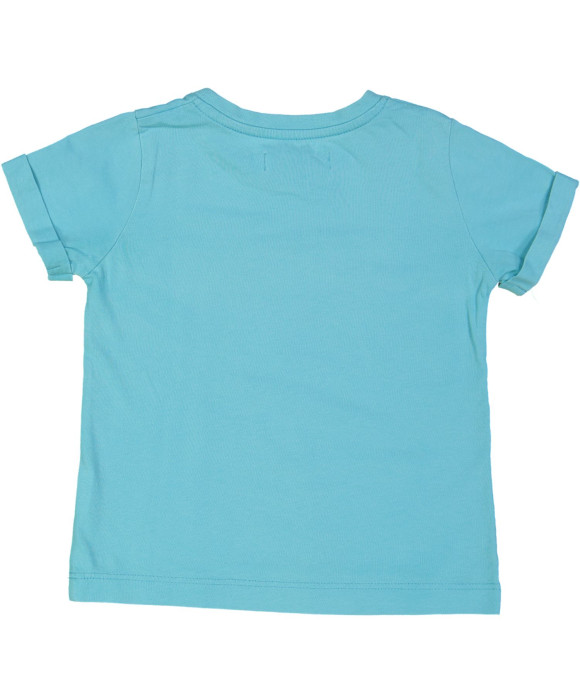 t-shirt blauw butterfly girl 02j