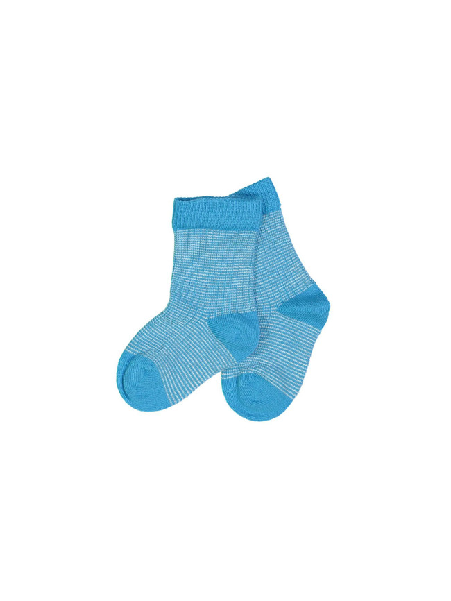 socks mini stripe turquoise