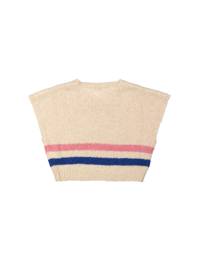 Debardeur streep lichtroze 12m-18m