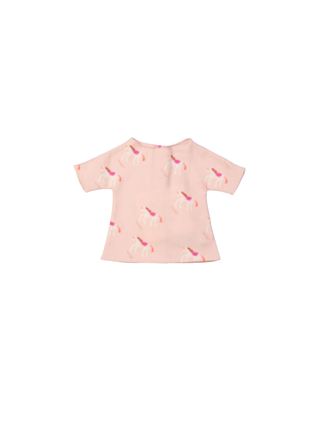 Poppenkleed unicorn oudroze
