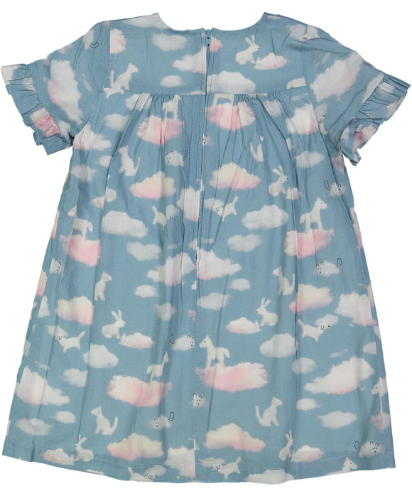 kleedje blauw wolken 04j