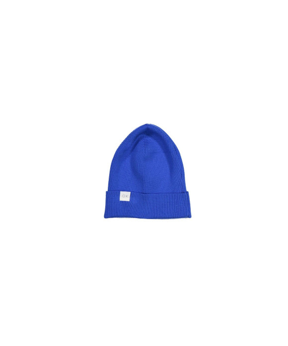 Muts blauw katoen