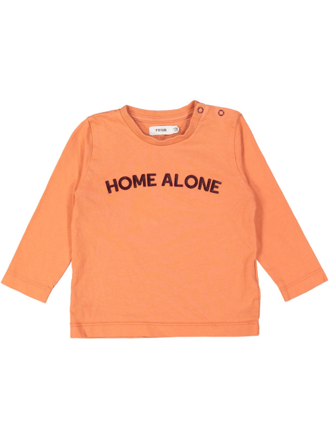 t-shirt oranje home alone 12m .