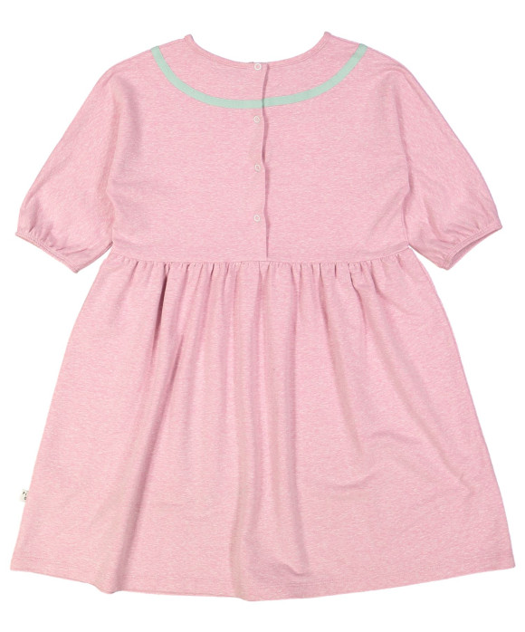 kleedje roze korte mouw 09j