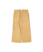 Comfy pants wide ribbed camel