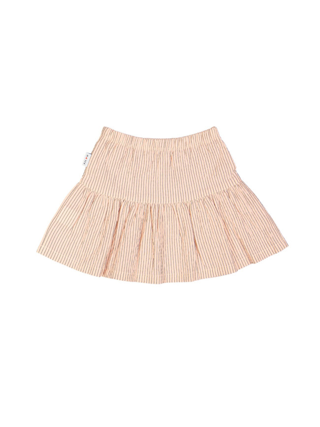 Skirt stripe light pink 18m