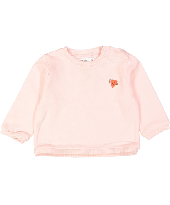 sweater roze hartje 06m