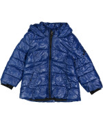 winterjas blauw blinkende stof 02j