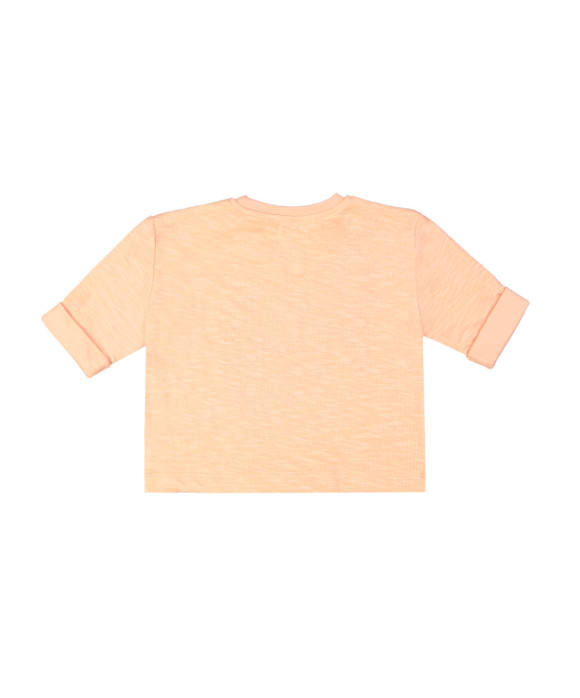 sweater fleur glace orange