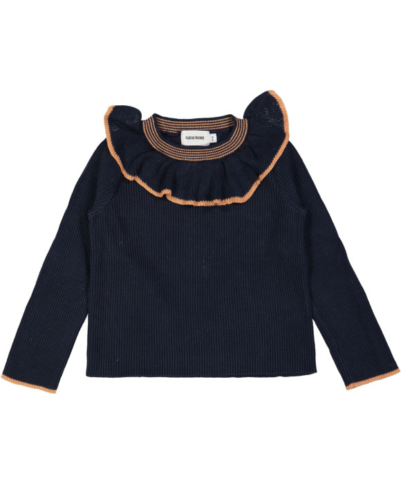 pull donkerblauw effen 02j