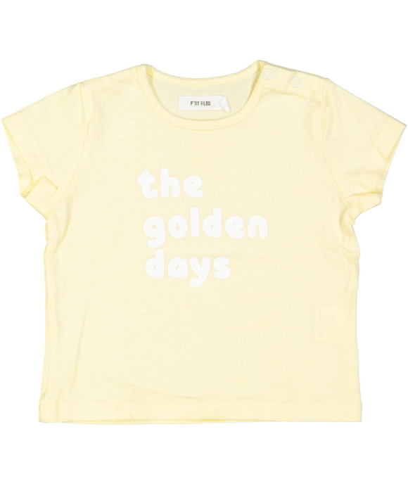 t-shirt geel golden days 06m