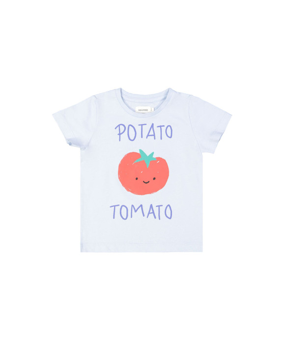t-shirt tomato lichtblauw