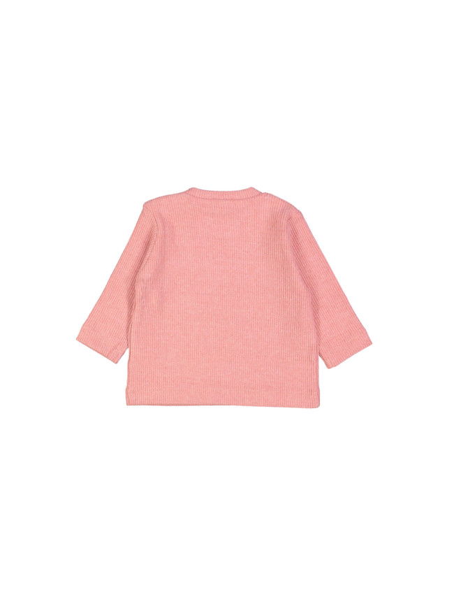 T-shirt mini ribbed dog pink