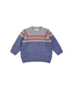 pull mini raglan rayé bleu