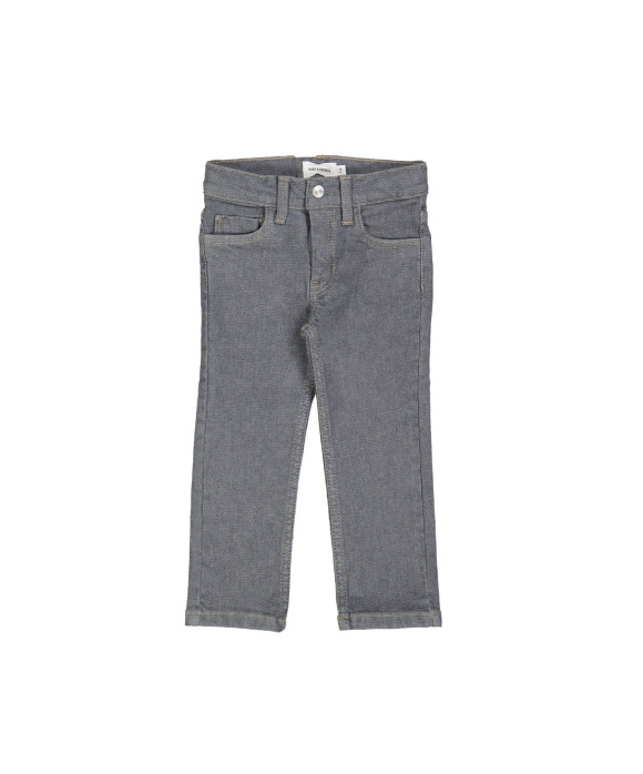 Jeans regular rits lichtgrijs 