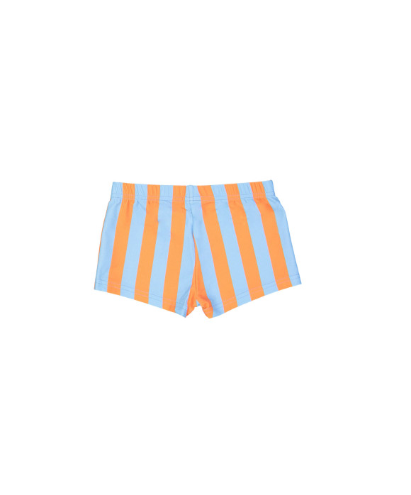 swimming trunks stripe orange