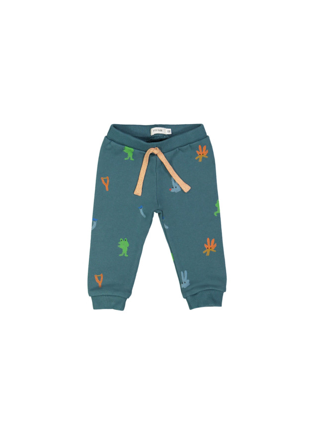 jogging pants mini critters dark green