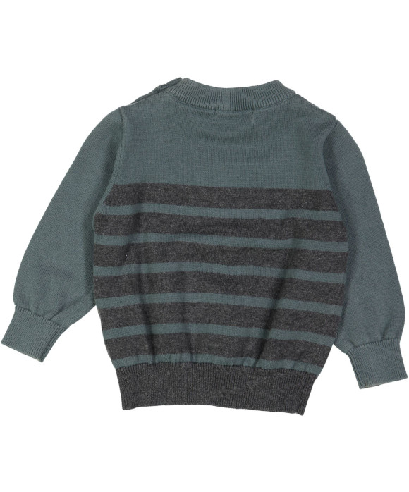 pull groen slang grijs 06m