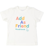 t-shirt wit add a friend 05j .