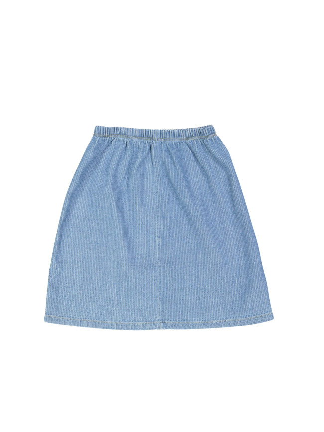 Skirt midi jeans light blue