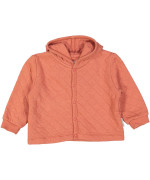 gilet molton oranje doorstikt 06m