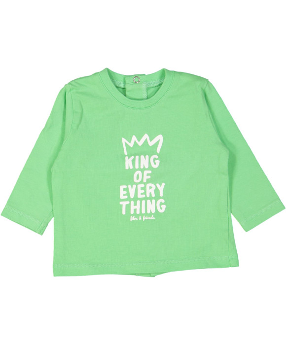 t-shirt groen king everything 01m