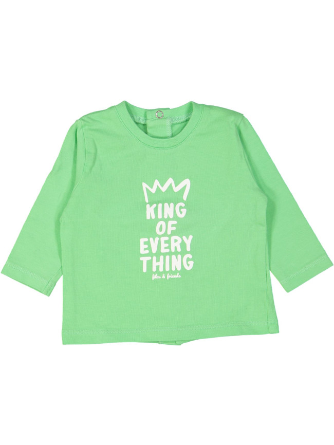 t-shirt groen king everything 01m .