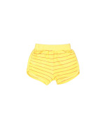 short éponge rayé jaune