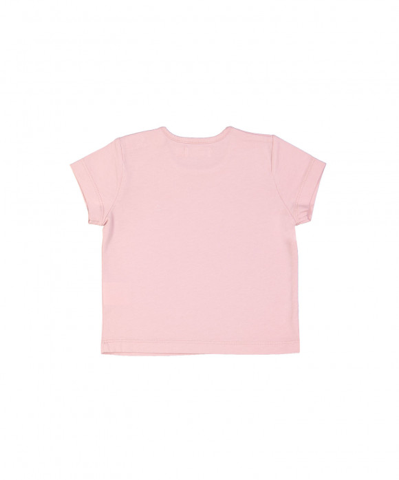 T-shirt mini love flower roze