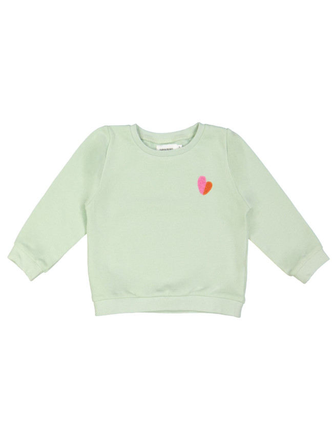 Sweater heart mint 02j